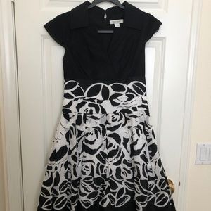 Black and White Dress With full skirt